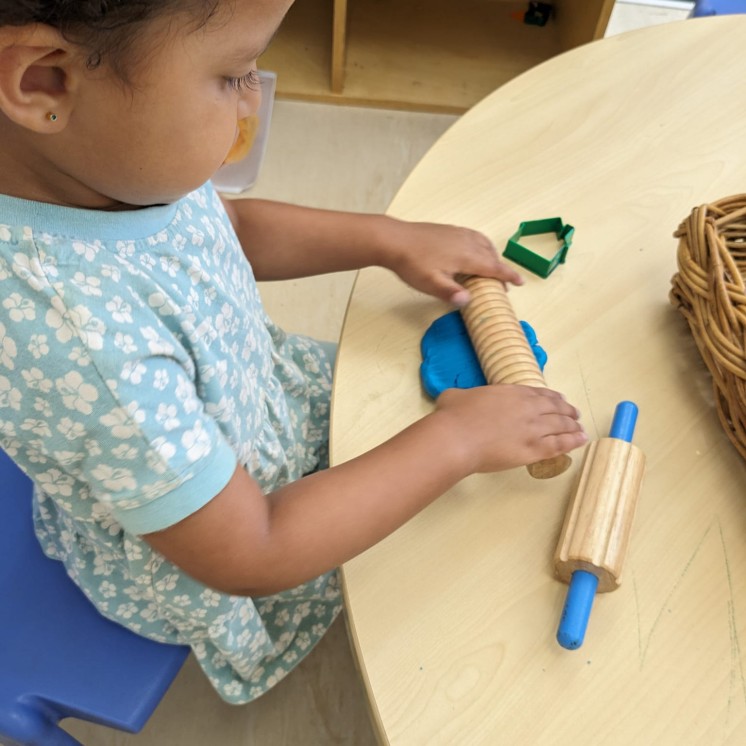 playdough fun at Busy Bees Brooklyn