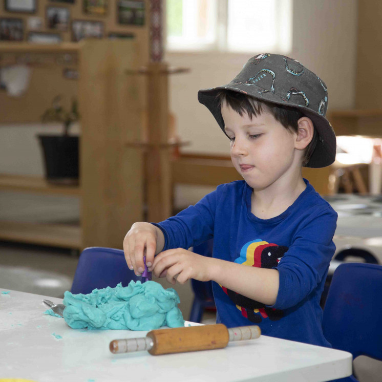 Ready world play in preschool room at Busy Bees Carterton