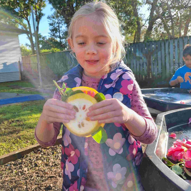 Preschool girl Art at Busy Bees Kerikeri Preschool