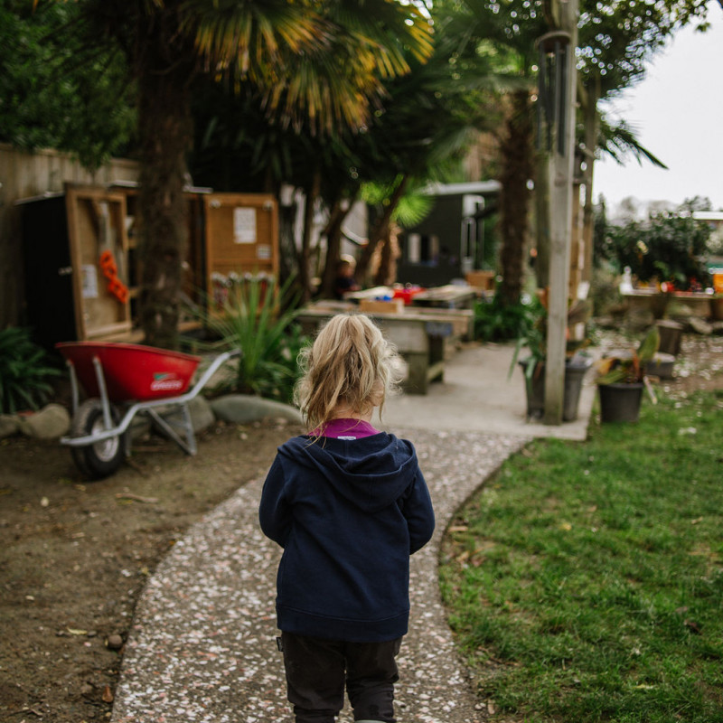 Big outdoor spaces to explore at Busy Bees Mapua