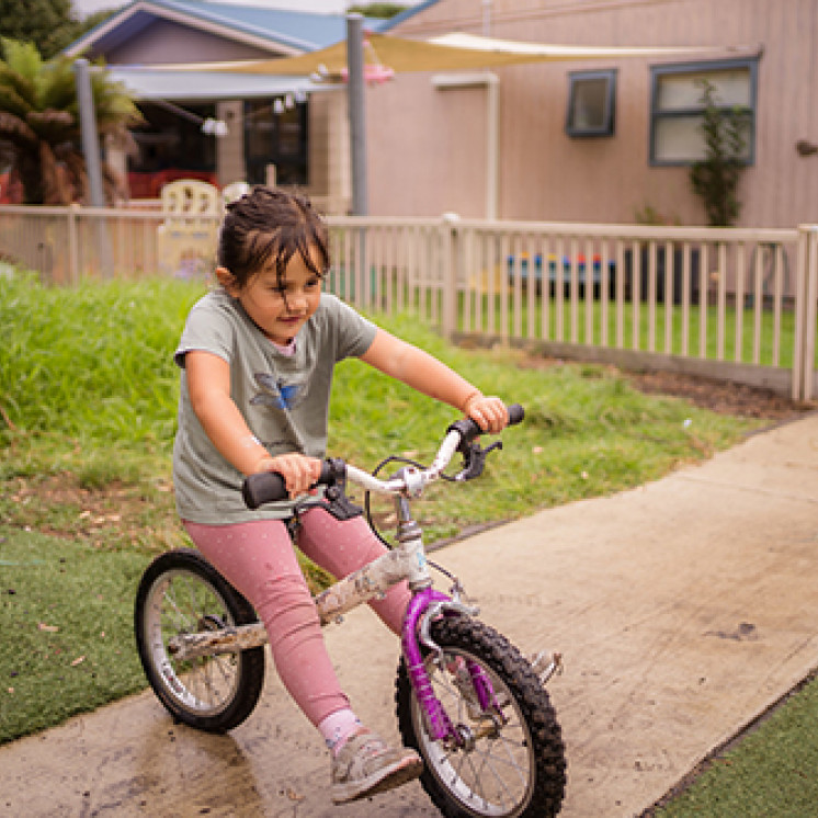 Busy Bees McGarvey Road riding bikes 