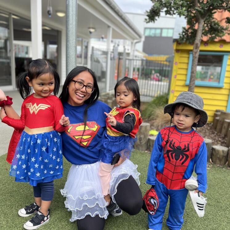 Superman hero day at Busy Bees Ormiston for toddlers and preschoolers 