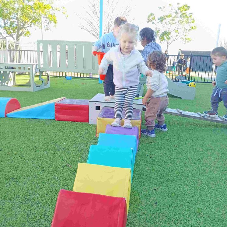 Balance and confidence practice for preschool toddlers in Stoke