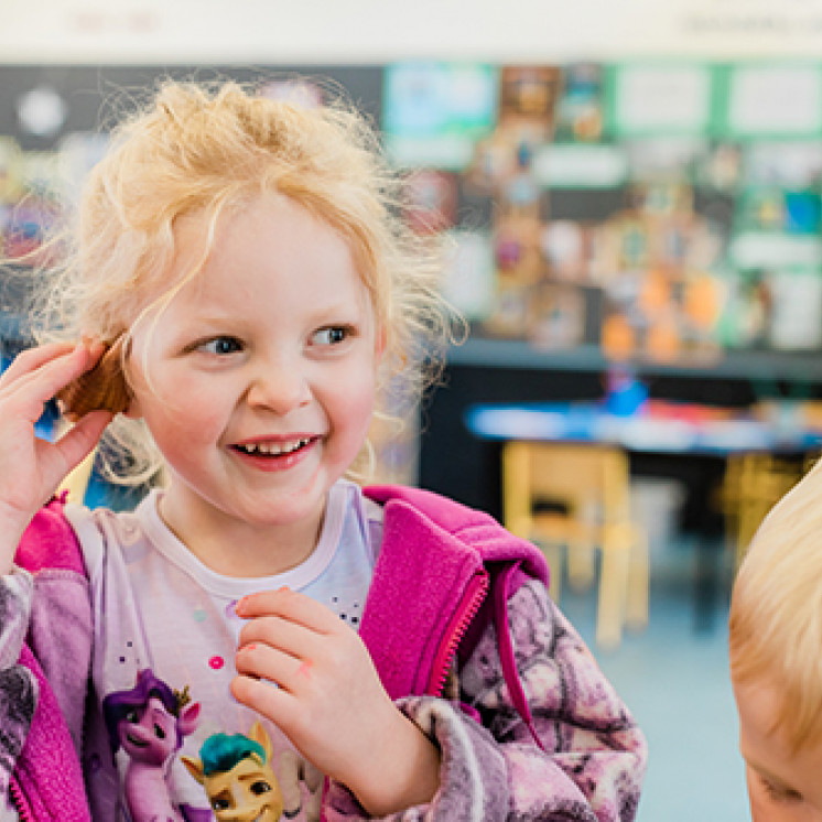 Sensory play at Busy Bees Waitara