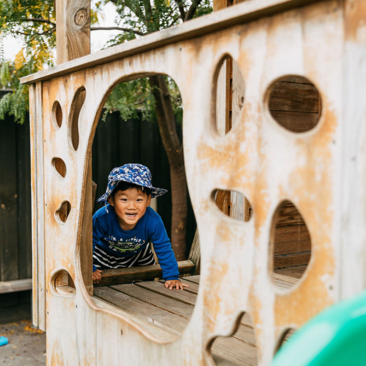 Outdoor Play at Harewood Road Montessori by Busy Bees Papanui