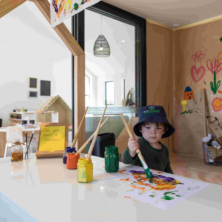 Painting at House of wonder cambridge 