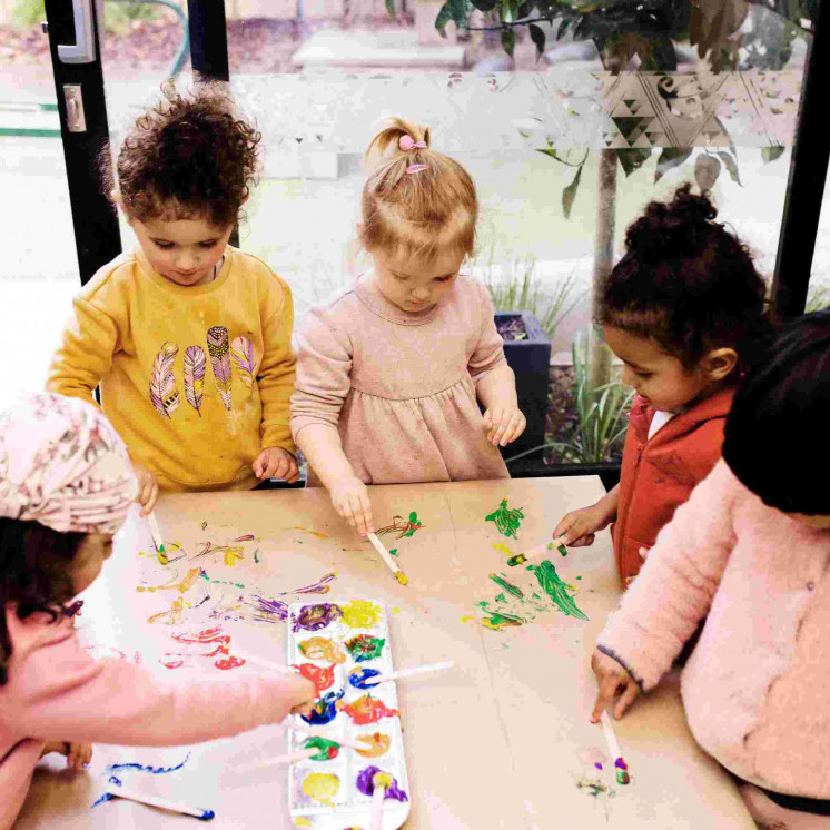 Daycare painting at House of Wonder Chartwell